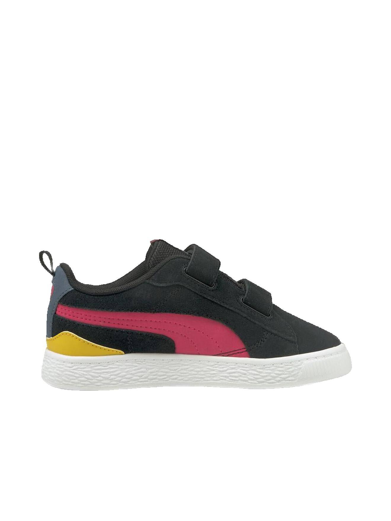 Basket En Daim Suede Bloc Lf V Ps Style Classique Et Couleurs Ludiques Enfant Noir