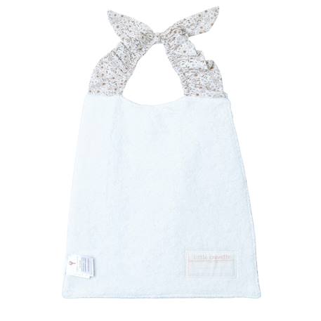 Bavoir élastiqué coton bio Bleu+Caramel+Ecru+Fleurs beiges+Vichy beige+Vichy vert 13 - vertbaudet enfant 