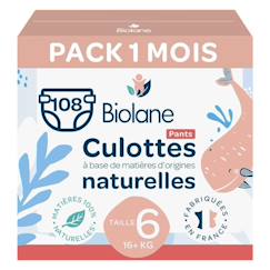 Puériculture-Toilette de bébé-Propreté et change-Couches jetables-Couches culottes taille 6 (3 paquets - 108 couches)
