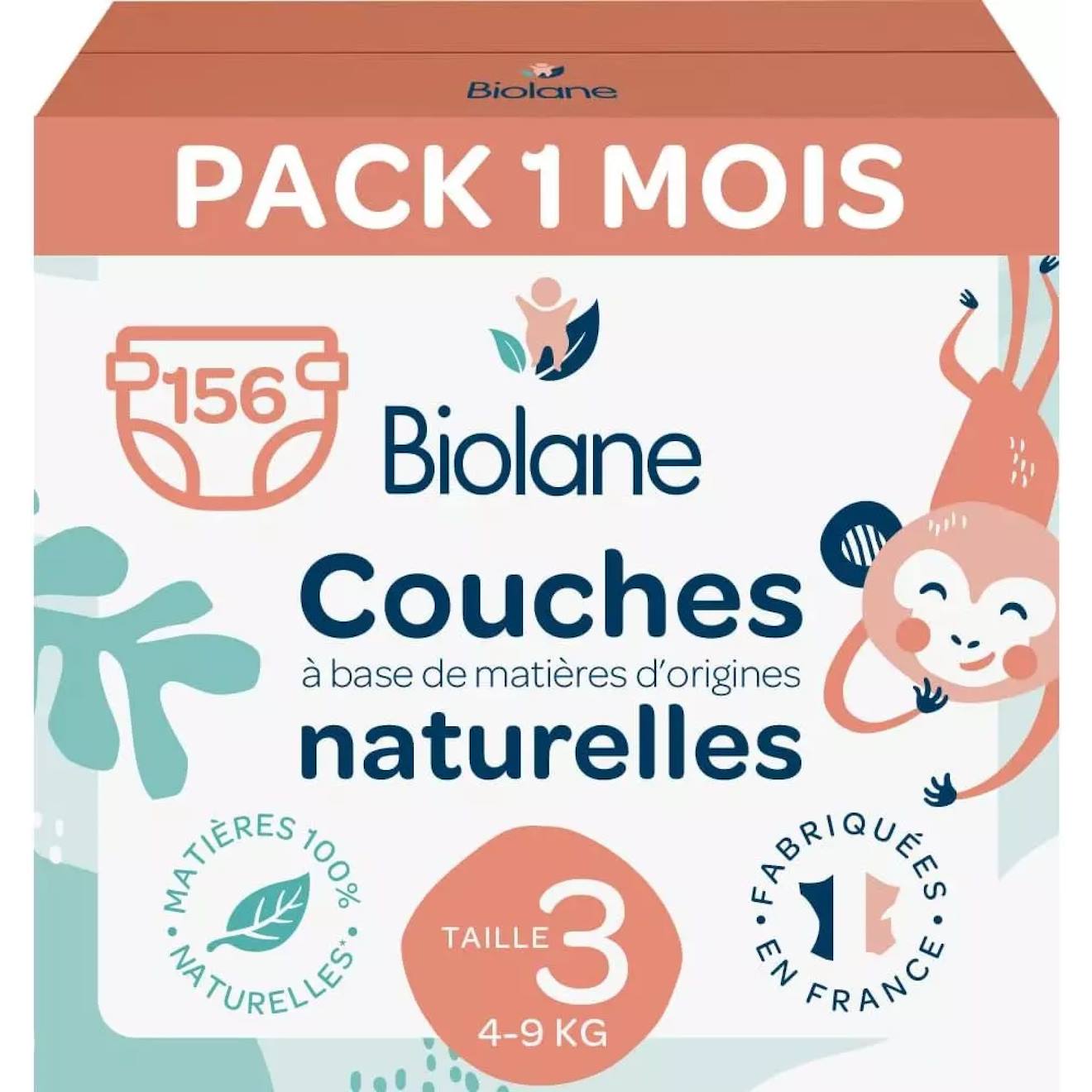 Couches Taille 3 (3 Paquets - 156 Couches) Multicolore