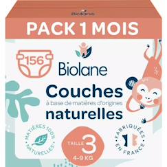 Puériculture-Couches taille 3 (3 paquets - 156 couches)