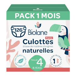 Puériculture-Toilette de bébé-Propreté et change-Couches jetables-Couches culottes taille 4 (3 paquets - 126 couches)
