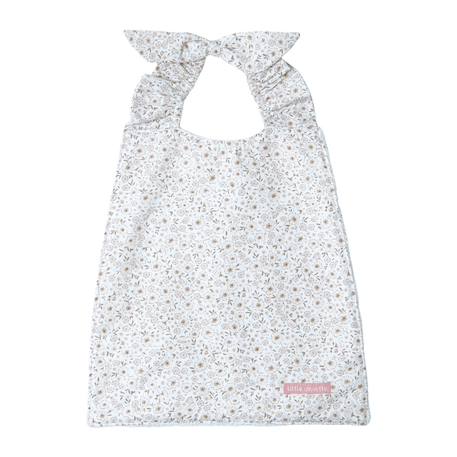 Bavoir élastiqué coton bio Bleu+Caramel+Ecru+Fleurs beiges+Vichy beige+Vichy vert 11 - vertbaudet enfant 