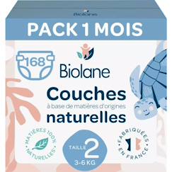 -Couches taille 2 (6 paquets - 168 couches)