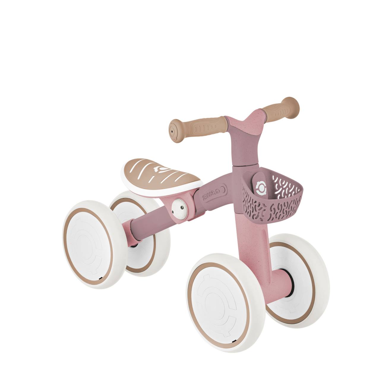 Porteur Apprentissage Bike Eco 100% Plastique Recyclé, Dès 12 Mois Rose Berry