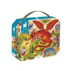 Jouet-Jeux éducatifs-Puzzle 54 pièces le royaume des dragons - Fabriqué en France