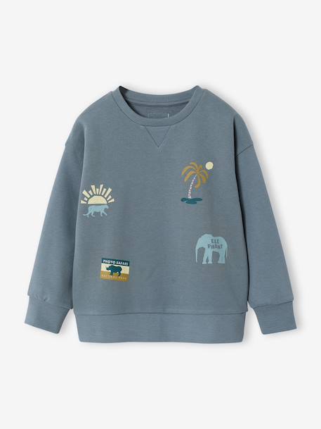Sweat col rond manches longues  - vertbaudet enfant