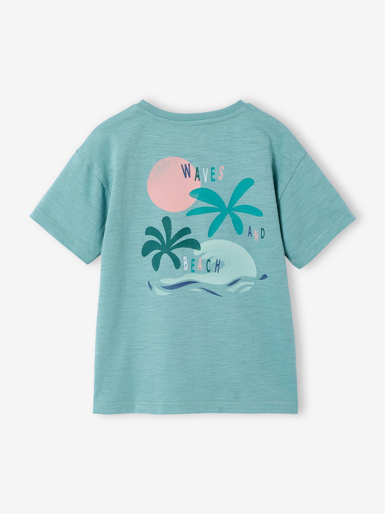 T-shirt garon maxi motif dos vert sauge 7 €