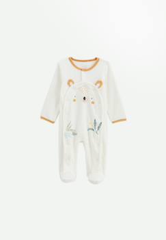 Pyjama bébé en velours ouverture pont mini rêve  - vertbaudet enfant