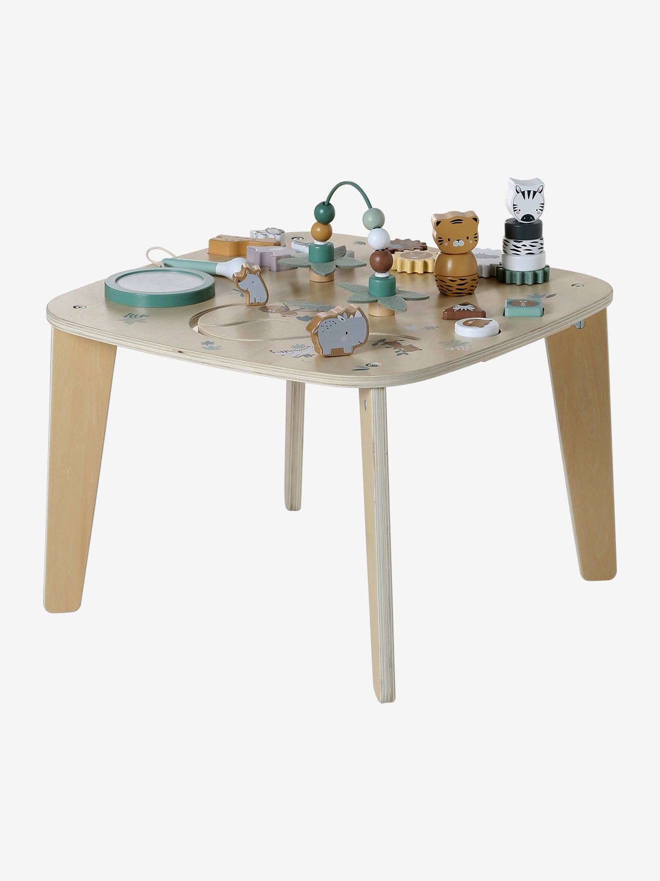 Table d'activités en bois FSC® tanzanie (Vertbaudet) - Image 1