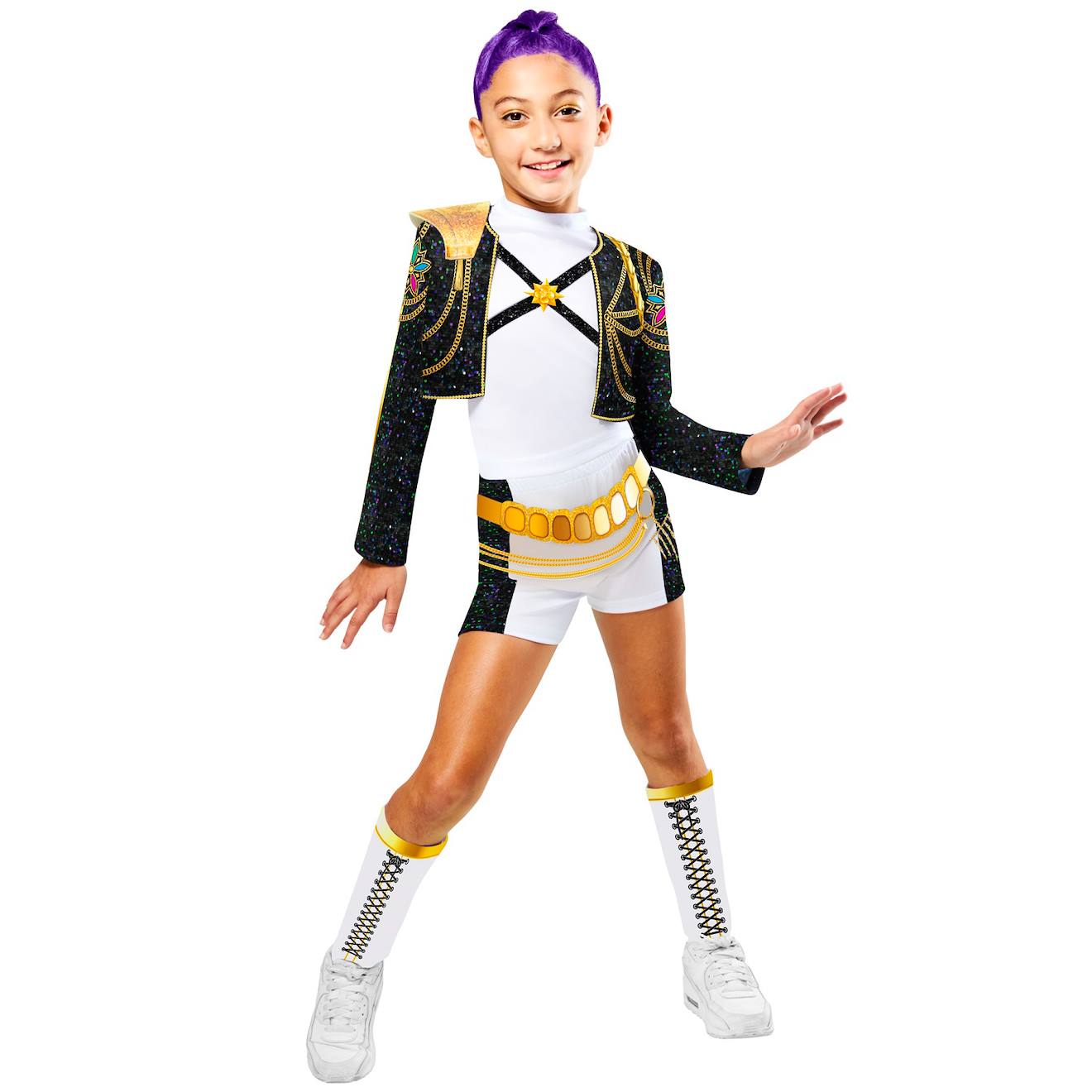 Déguisement Rumi Gold K-pop Version Deluxe Avec Jambières Noir