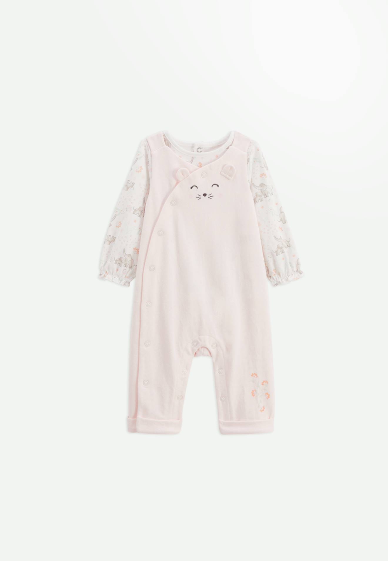 Ensemble Salopette Bébé Et T-shirt Badian Rose