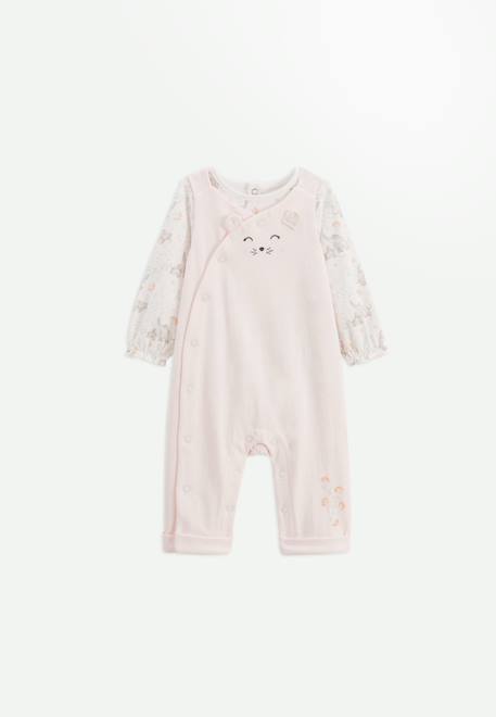 Bébé-Salopette, combinaison-Ensemble salopette bébé et t-shirt badian