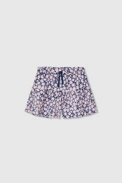 Jupe-culotte imprimée fleurs  - vertbaudet enfant