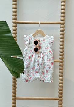 -Barboteuse bébé en gaze de coton anaelle