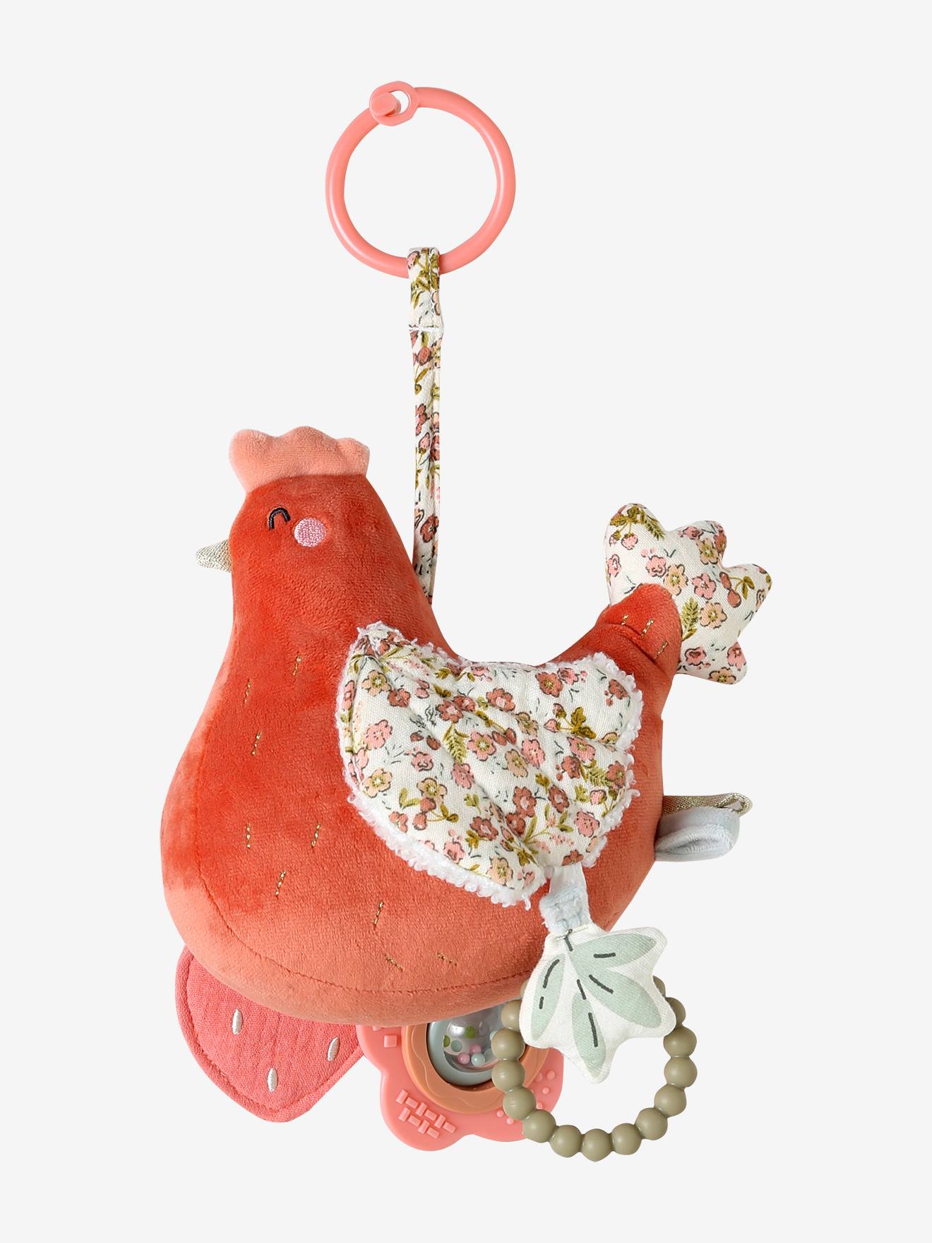 Peluche à suspendre poule cocotte (Vertbaudet) - Image 1