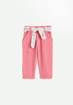 -Pantalon enfant en gaze de coton anaelle