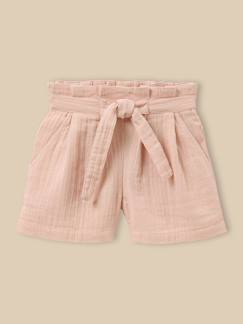Short  en gaze de coton - collection junior  - vertbaudet enfant