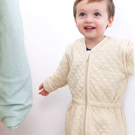 Gigoteuse jambes séparables mi-saison - tog 1.5 matelassé confort Beige+Blush+Brick+Cream+Green+Lunar+Mix grey+Mix tender+Stone+Vintage 23 - vertbaudet enfant 