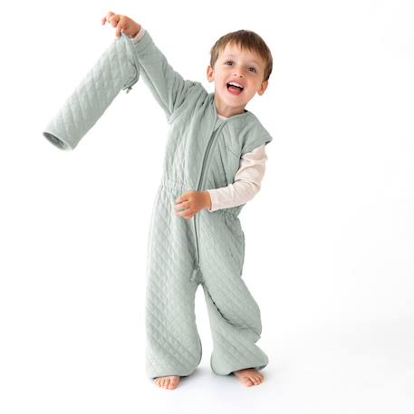 Gigoteuse jambes séparables mi-saison - tog 1.5 matelassé confort Beige+Blush+Brick+Cream+Green+Lunar+Mix grey+Mix tender+Stone+Vintage 33 - vertbaudet enfant 