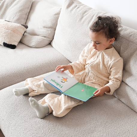 Gigoteuse jambes séparables mi-saison - tog 1.5 matelassé confort Beige+Blush+Brick+Cream+Green+Lunar+Mix grey+Mix tender+Stone+Vintage 24 - vertbaudet enfant 