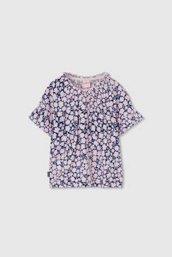 -Blouse fille imprimé fleurs
