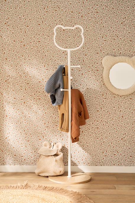 Vertbaudet - Porte-manteau enfant métal Ourson blanc