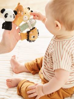 Jouet-Premier âge-Jouets en tissu-Livre bébé d'éveil + peluches TANZANIE