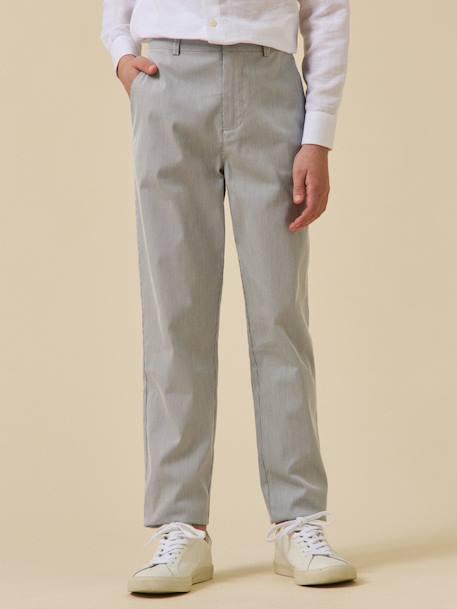 Garçon-Pantalon de costume rayé garçon - collection fêtes et mariages