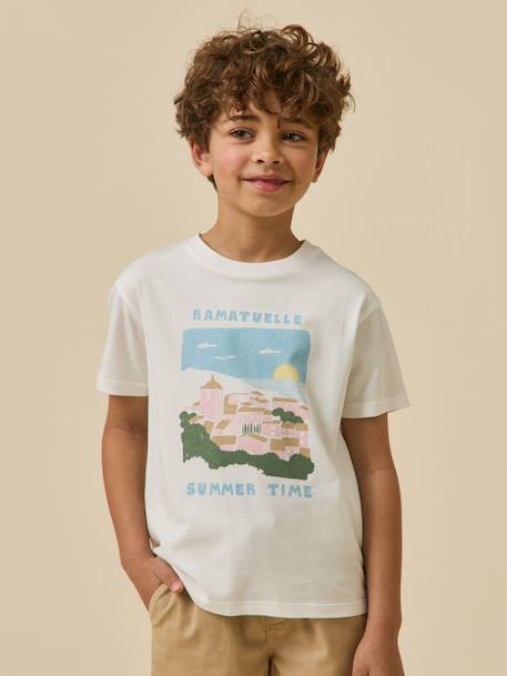 T-shirt ramatuelle garçon - coton biologique  - vertbaudet enfant