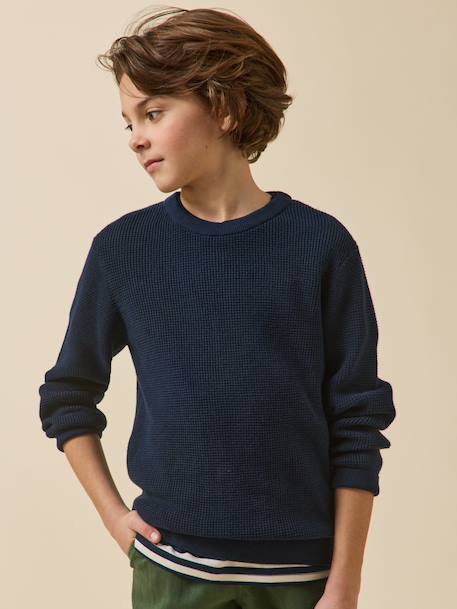 Garçon-Pull point fantaisie garçon
