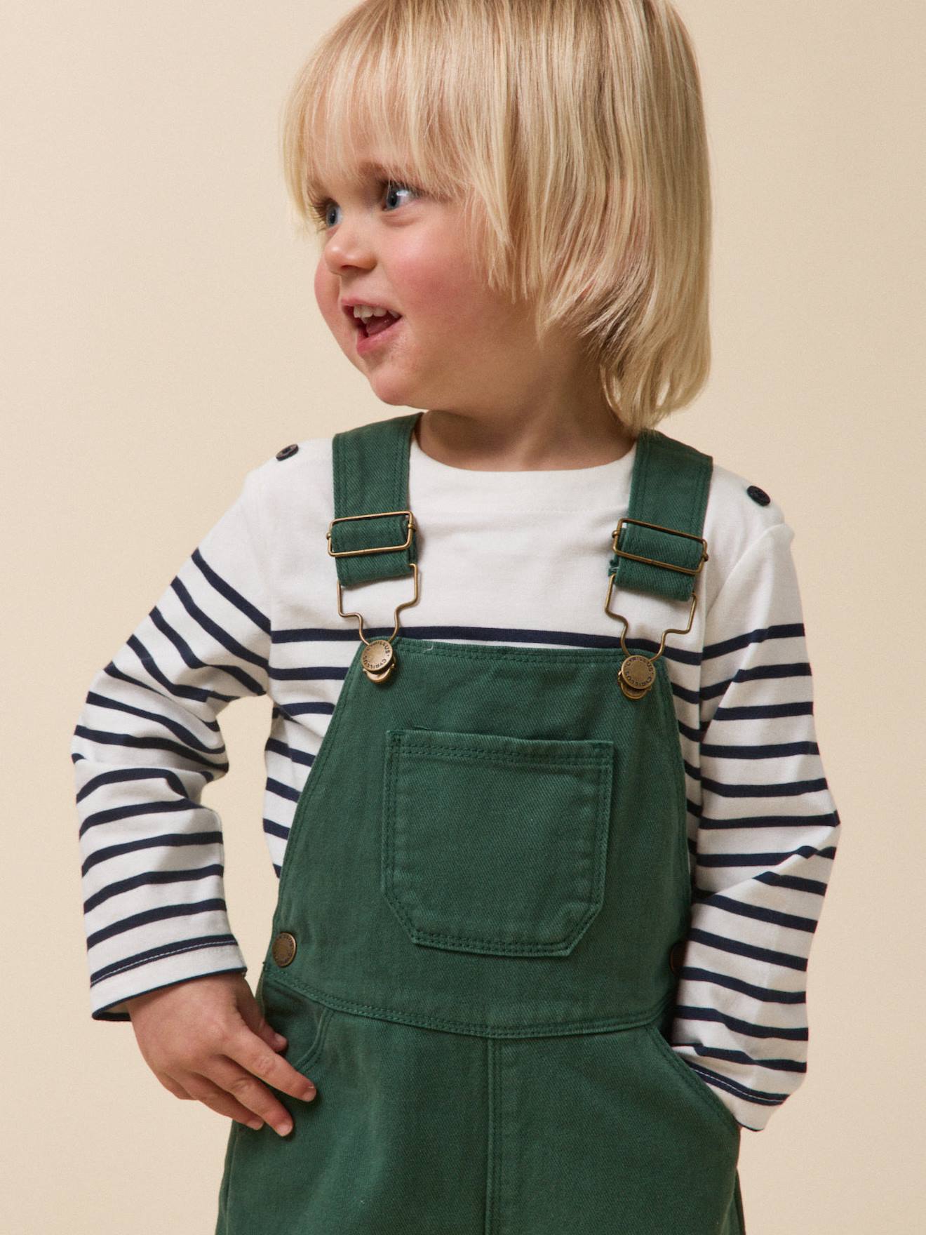 Salopette En Twill Bébé Bouteille