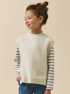 -Pull sans manches fille - collection junior