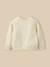 Cardigan maille ajourée bébé - coton biologique Ecru+Jaune pastel+Tangerine+Vert pastel 9 - vertbaudet enfant 