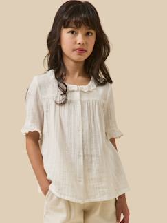 Chemise  en gaze - coton biologique  - vertbaudet enfant
