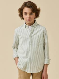 -Chemise rayée oxford garçon