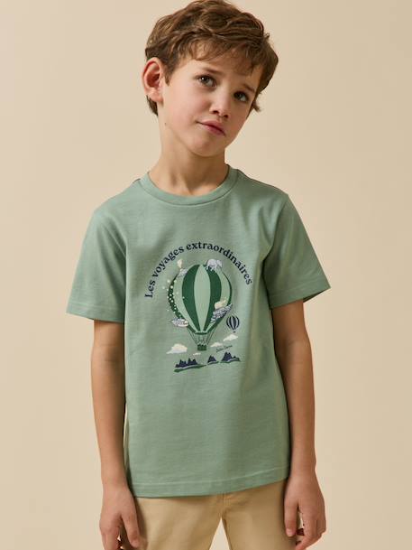 T-shirt enfant collection jules verne - coton biologique  - vertbaudet enfant