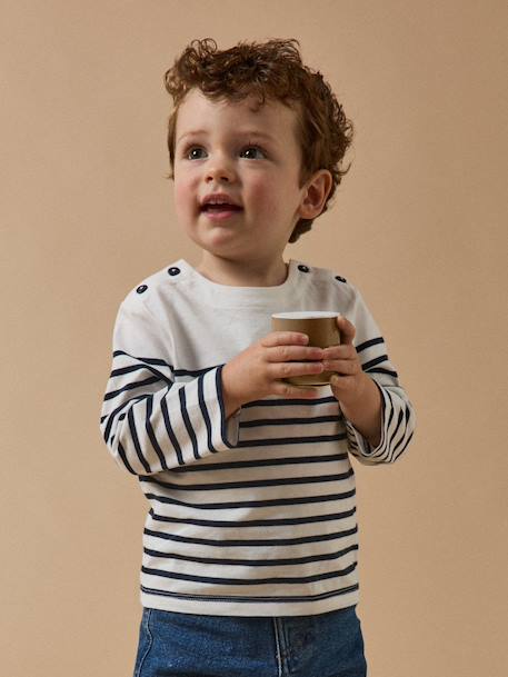 Bébé-Marinière en coton biologique