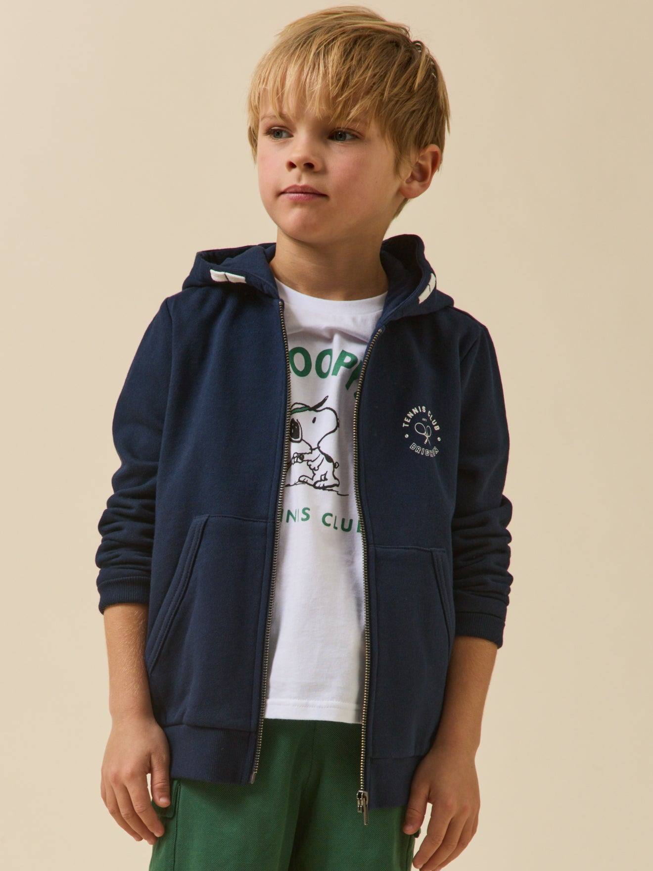 Sweat Capuche Garon - Coton Biologique Marine 43 €