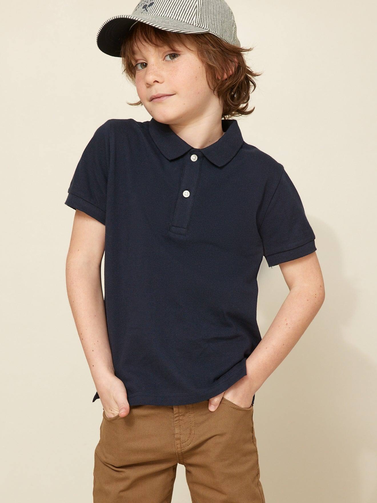 Polo Garon En Coton Bio Marine 18 €
