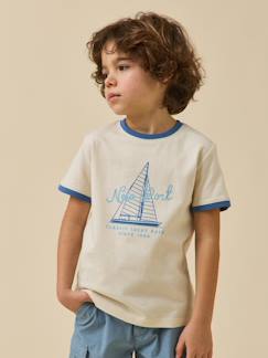 T-shirt imprimé garçon - coton biologique  - vertbaudet enfant