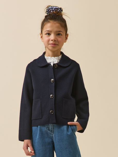 Fille-Pull, gilet, sweat-Cardigan en maille milano  - collection junior