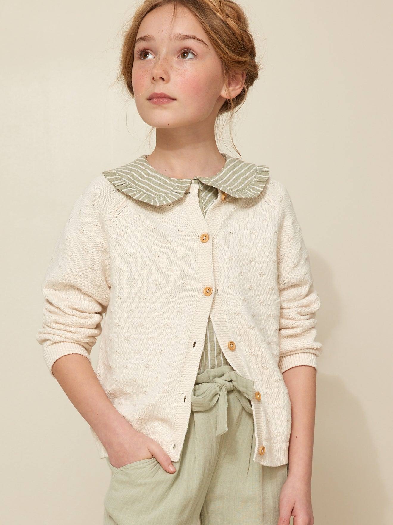 Cardigan Point Fantaisie Ecru 36 €
