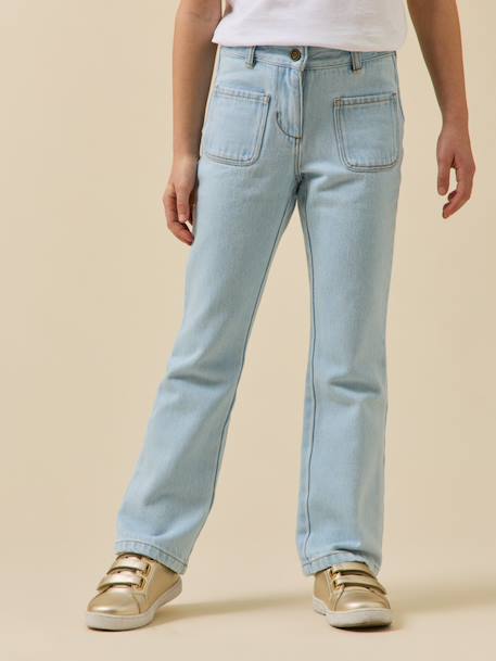 Fille-Pantalon flare fille en denim