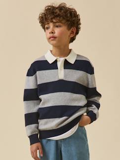 Pull polo garçon  - vertbaudet enfant