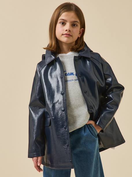 Imperméable en vinyle  avec capuche  - vertbaudet enfant