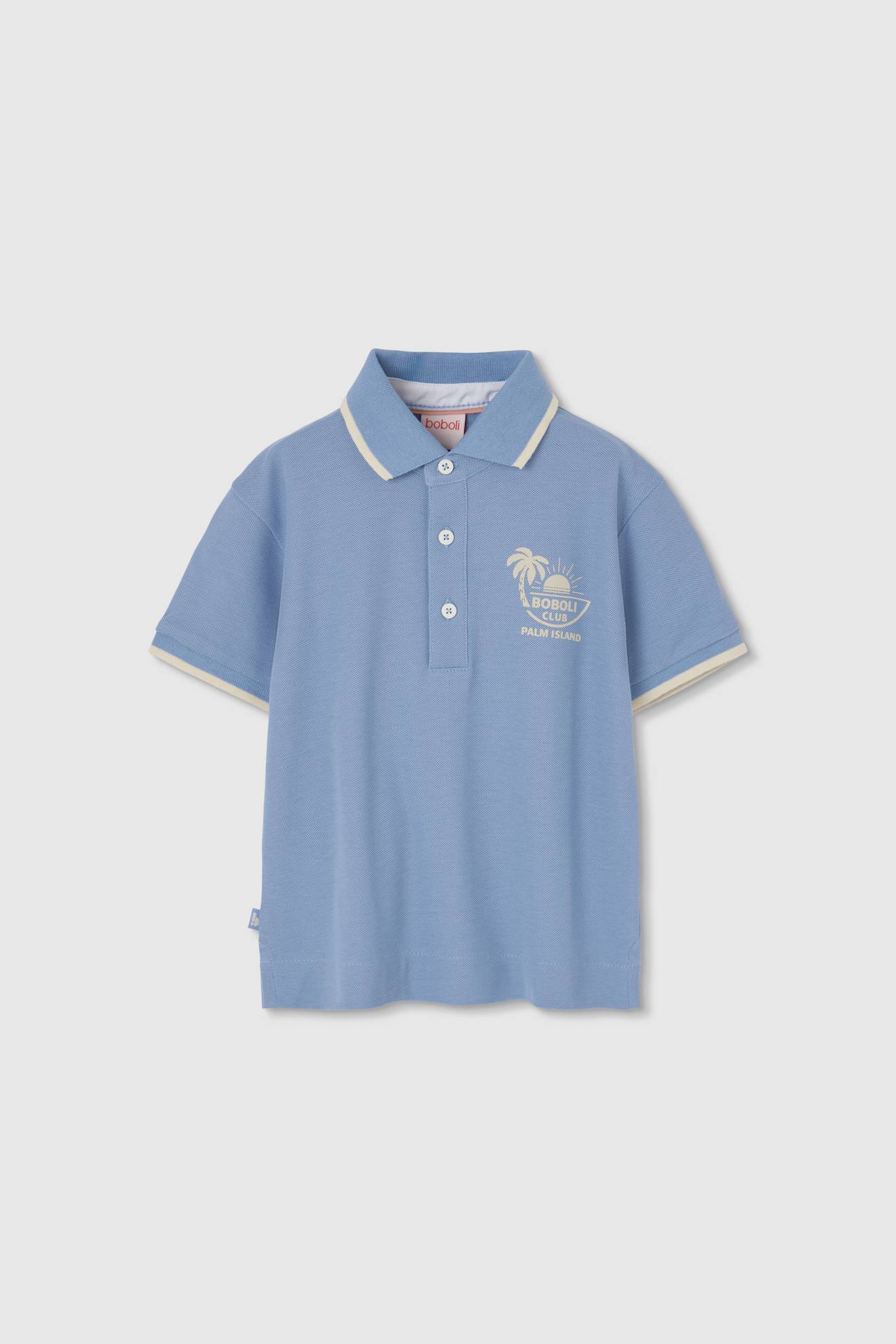 Polo Enfant Bleu