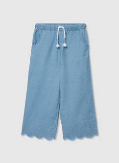 -Pantalon en denim à lacets