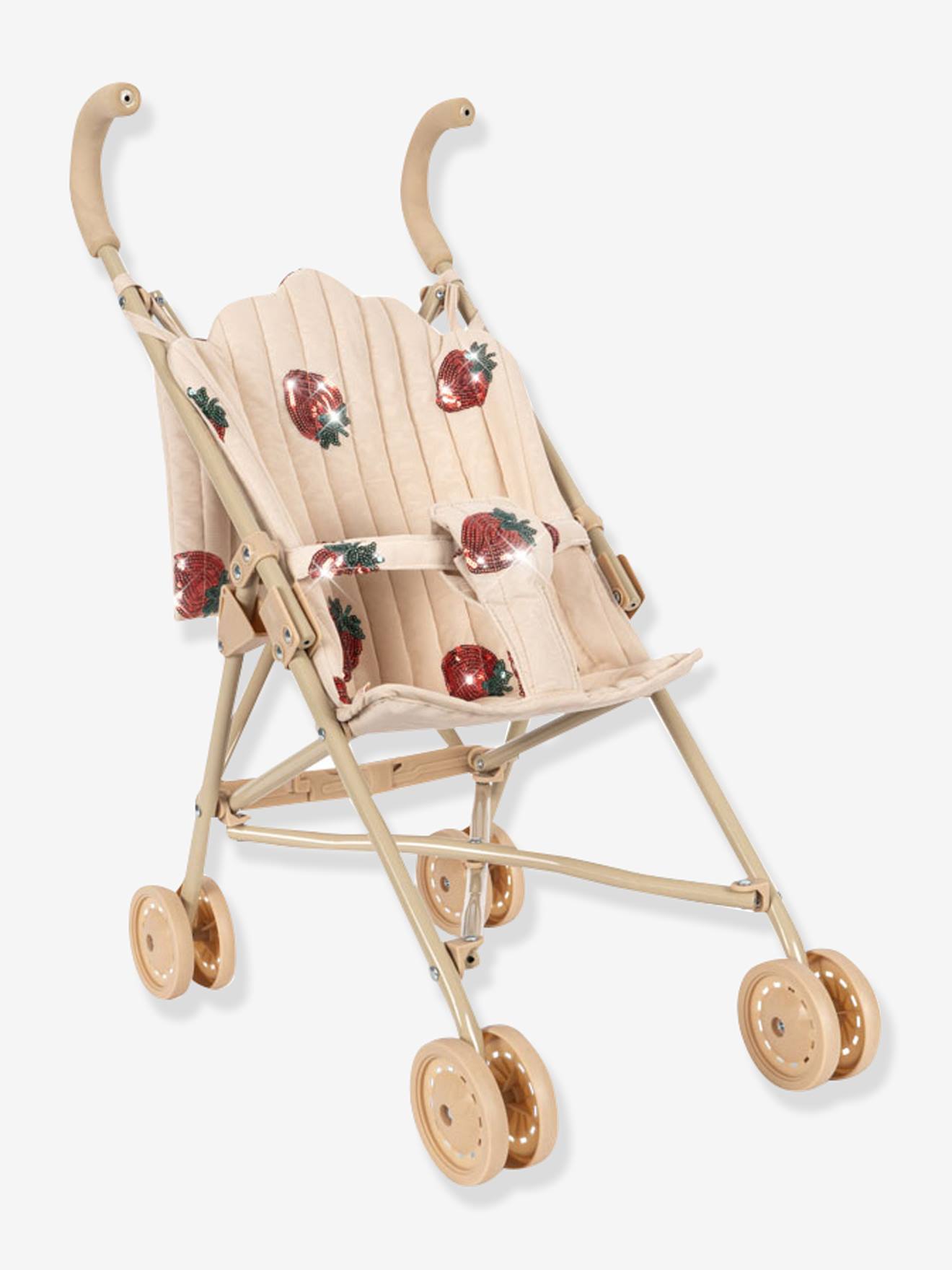 Poussette poupons écru