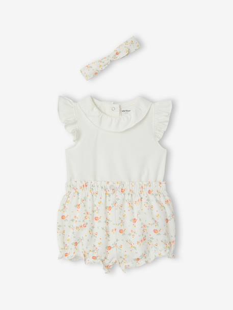 Bébé-Ensemble body short bandeau